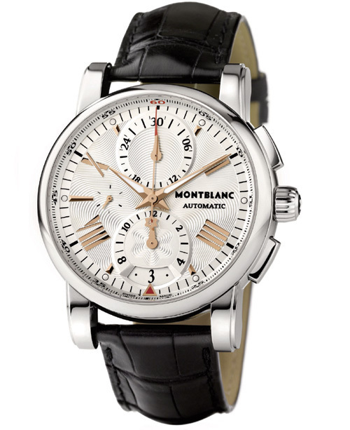 Montblanc Star 4810 Chronograph Automatic : de l’acier et une légère touche d’or rouge Montblanc Star 4810 Chronograph Automatic : de l’acier et une légère touche d’or rouge