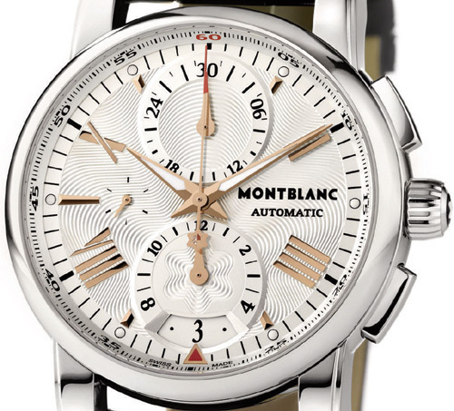 Montblanc Star 4810 Chronograph Automatic : de l’acier et une légère touche d’or rouge Montblanc Star 4810 Chronograph Automatic : de l’acier et une légère touche d’or rouge