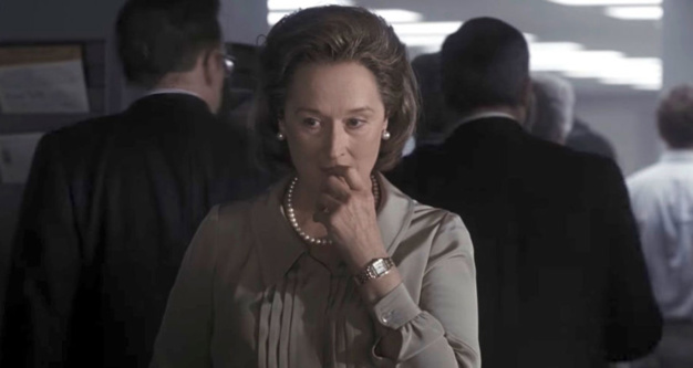 Pentagon Papers : Meryl Streep porte une Panthère en or de chez Cartier Pentagon Papers : Meryl Streep porte une Panthère en or de chez Cartier