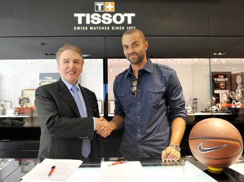 Tony Parker, ambassadeur Tissot