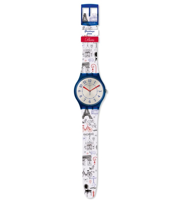 Bisous de Paris : une Swatch très parisienne pour le 14 juillet