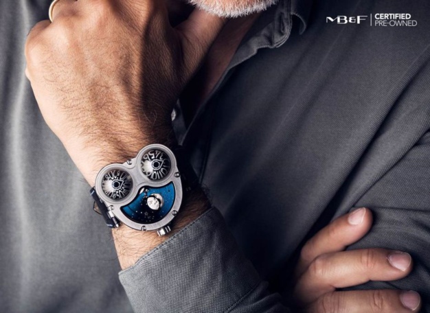 MB&F se lance dans le "pre-owned" et l'assume. Bravo !