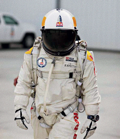 Felix Baumgartner associé à Zenith pour franchir le mur du son avec son corps… Felix Baumgartner associé à Zenith pour franchir le mur du son avec son corps…