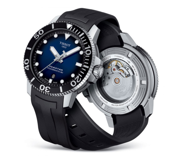 La Tissot Seastar 1000 Powermatic 80 vue par Longting Wang de chez Bucherer La Tissot Seastar 1000 Powermatic 80 vue par Longting Wang de chez Bucherer