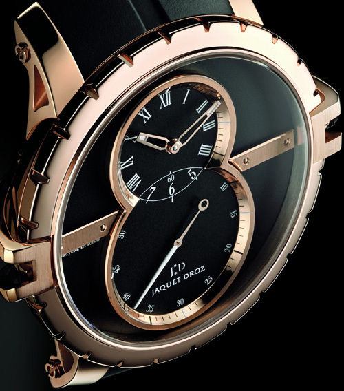 Jaquet Droz Grande Seconde SW or rouge : chicissime sportive Jaquet Droz Grande Seconde SW or rouge : chicissime sportive