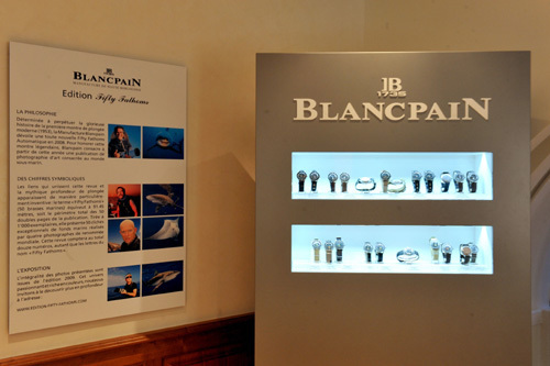 Fifty Fathoms Blancpain : une exposition historique unique Place Vendôme Fifty Fathoms Blancpain : une exposition historique unique Place Vendôme