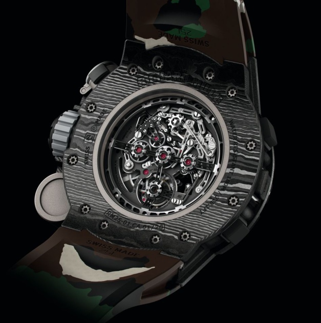 Richard Mille RM 25-01 Tourbillon Adventure Stallone : la RM de l'extrême Richard Mille RM 25-01 Tourbillon Adventure Stallone : la RM de l'extrême
