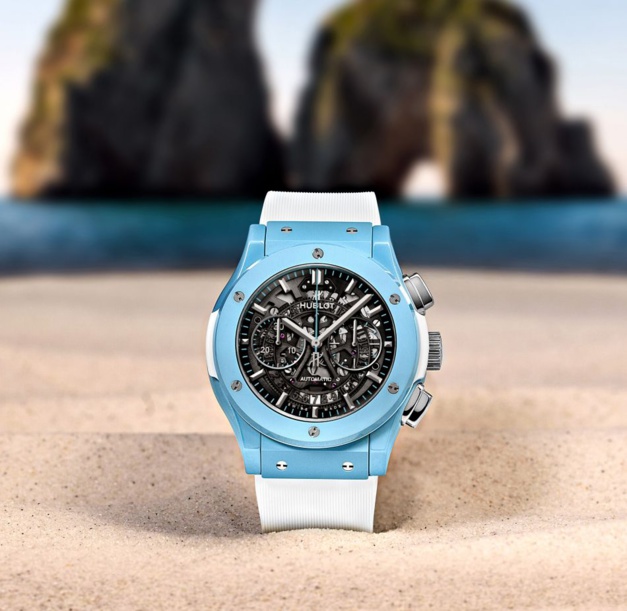 Hublot Classic Fusion Aerofusion Chronograph Capri : 30 exemplaires Hublot Classic Fusion Aerofusion Chronograph Capri : 30 exemplaires