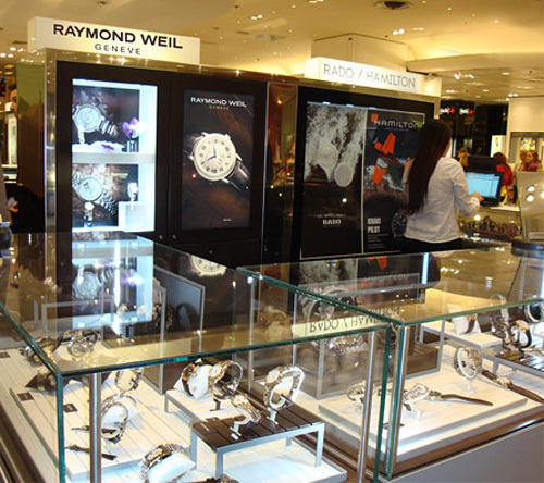 Raymond Weil aux Galeries Lafayette à Paris