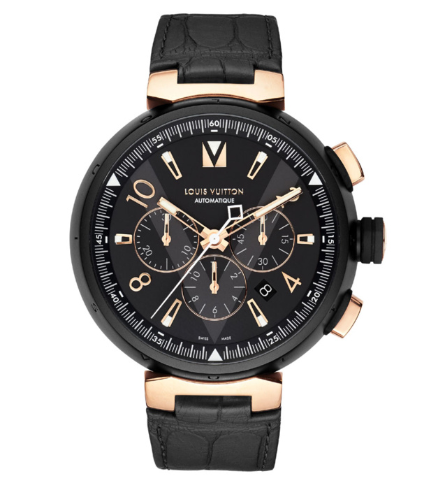 Tambour All Black and Gold : imposant chrono pour hommes