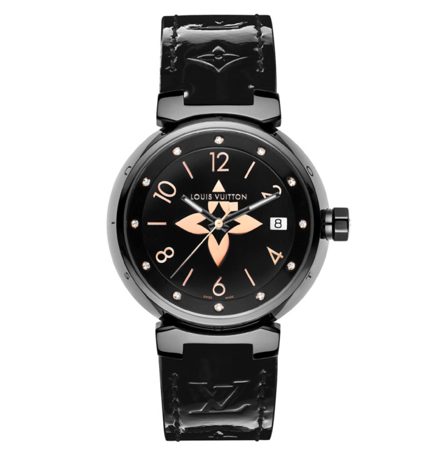 Tambour All Black and Gold : trois tailles pour femmes Tambour All Black and Gold : trois tailles pour femmes