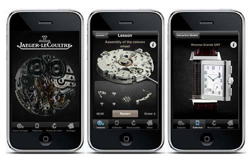 Jaeger-LeCoultre son application iPhone remporte le Prix Stratégies FirstLuxe.com du Luxe 2010 dans la catégorie Applications Mobiles