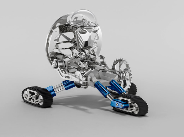 Robot-pendule Grant : la nouvelle collab' MB&F par l'Epée 1839 Robot-pendule Grant : la nouvelle collab' MB&F par l'Epée 1839