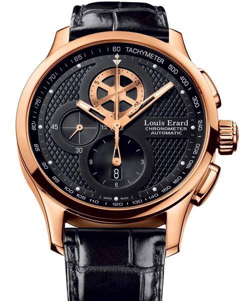 Louis Erard chronographe 1931 : la vie en or rose