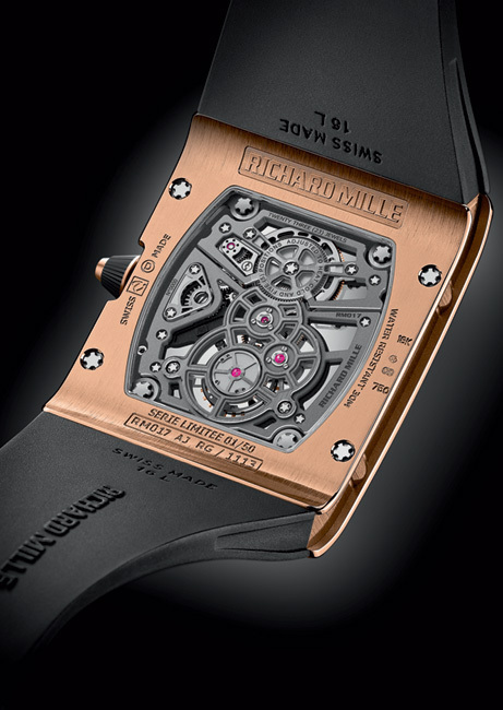 Richard Mille RM 017 Tourbillon : grande rigidité pour une extra-plate Richard Mille RM 017 Tourbillon : grande rigidité pour une extra-plate