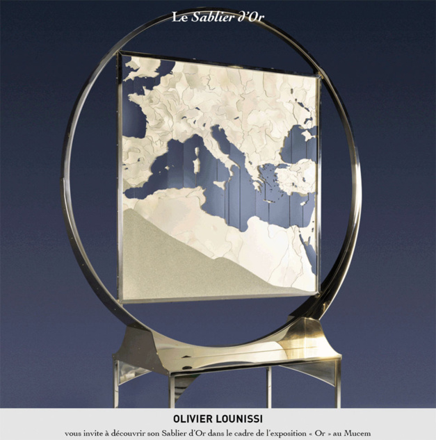 Art : le sablier d'or d'Olivier Lounissi
