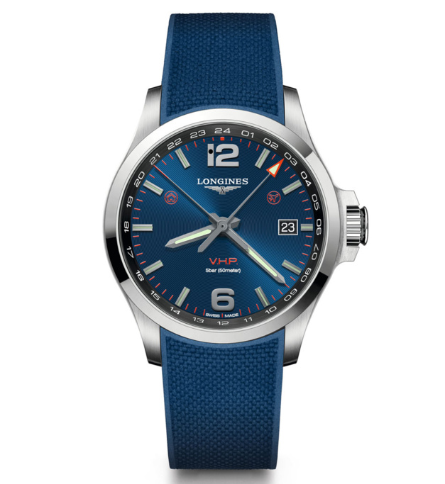 Longines Conquest V.P.H. GMT Flash Setting : montre de voyage intelligente