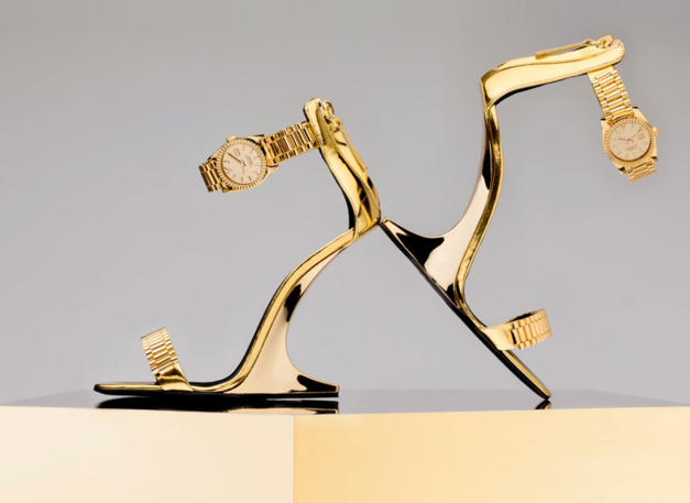 Christian Cowan : des chaussures très horlogères en collab' avec Giuseppe Zanotti