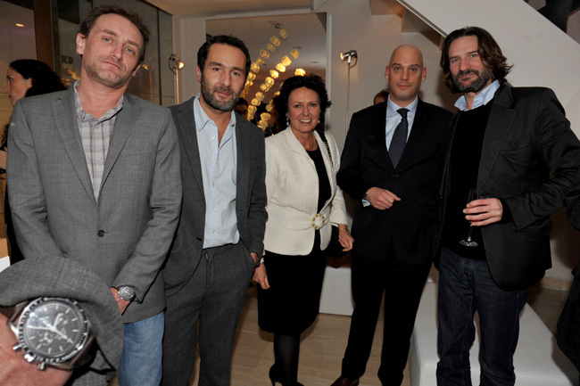 Jean-Paul Rouve, Gilles Lellouche, Madame Ollivier, Frédéric Bondoux et Frédéric Beigbeder