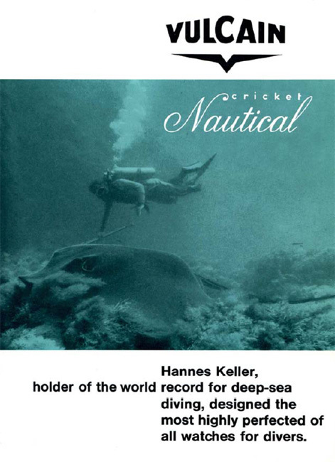 Vulcain Cricket Nautical : retour sur l’histoire d’une plongeuse qui sonne sous l’eau Vulcain Cricket Nautical : retour sur l’histoire d’une plongeuse qui sonne sous l’eau