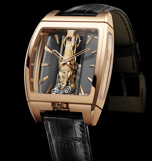 Corum : son fameux mouvement Golden Bridge devient automatique…