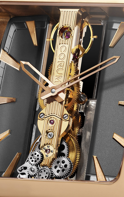 Corum : son fameux mouvement Golden Bridge devient automatique…