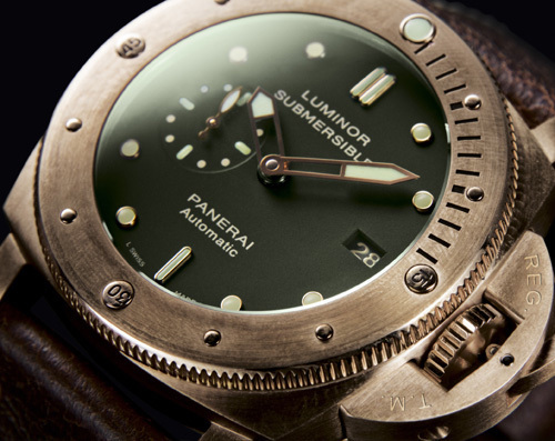 Officine Panerai : Luminor Submersible 1950 3 Days Automatic Bronzo 47 mm : bomba latina !