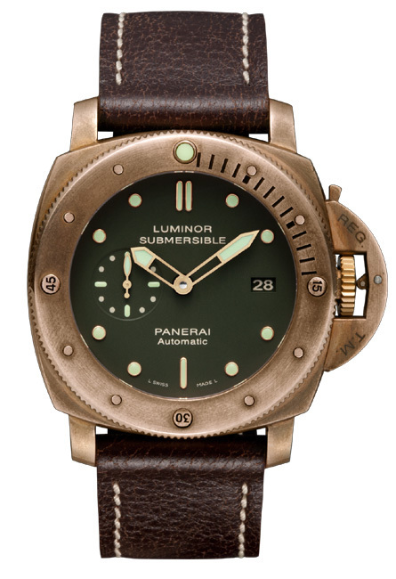 Officine Panerai : Luminor Submersible 1950 3 Days Automatic Bronzo 47 mm : bomba latina !