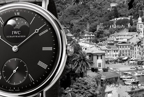 Portofino, petit village de Ligurie qui donne son nom à une collection incontournable chez IWC