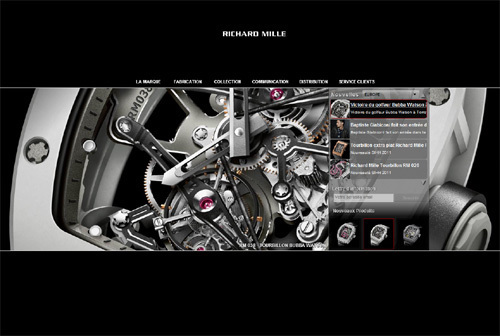 Richard Mille : un nouveau site Internet