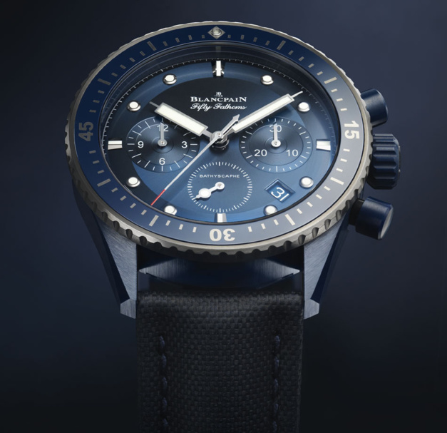 Blancpain Bathyscaphe Bucherer Blue Editions Blancpain Bathyscaphe Bucherer Blue Editions