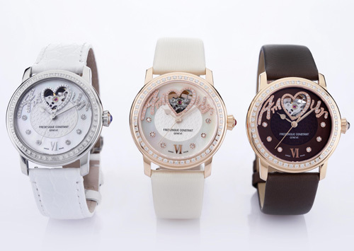 Frédérique Constant Ladies Automatic Amour Heart Beat : une collection dessinée par Shu Qi Frédérique Constant Ladies Automatic Amour Heart Beat : une collection dessinée par Shu Qi