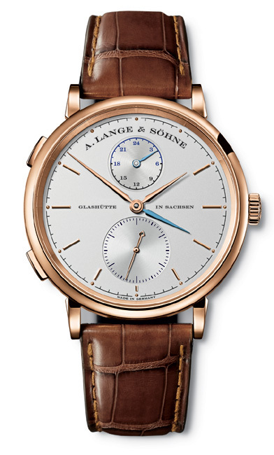 Lange & Sohne Saxonia Double fuseau horaire : pour globe-trotters élégants