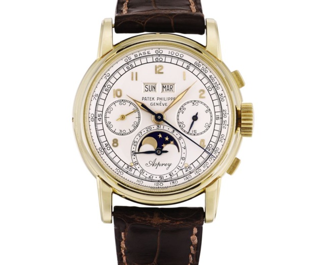 Sotheby's : près de quatre millions de dollars pour la Patek "Asprey"