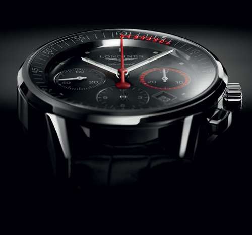 The Longines Column-Wheel Chronograph Record : un chrono doté d’une trotteuse avec échelle vernier The Longines Column-Wheel Chronograph Record : un chrono doté d’une trotteuse avec échelle vernier