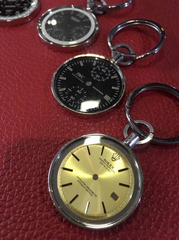 Misterchrono propose des porte-clefs dotés de véritables cadrans de montre Misterchrono propose des porte-clefs dotés de véritables cadrans de montre