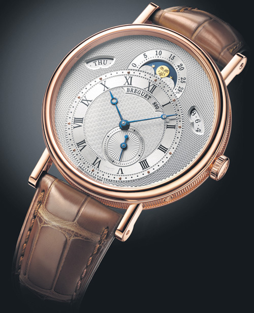 Breguet Classique 7337 Date, phases de Lune et petite seconde : une nouvelle version en or rose Breguet Classique 7337 Date, phases de Lune et petite seconde : une nouvelle version en or rose