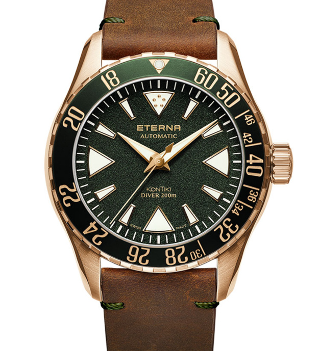 Eterna KonTiki Bronze cadran vert