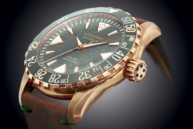 Eterna KonTiki Bronze cadran vert