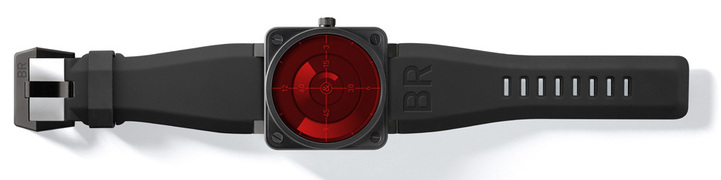 Bell & Ross BR 01 Red Radar : une montre inspire des radars de contrôle aérien
