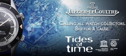 Jaeger-LeCoultre Time of Tide : troisième vente aux enchères pour la préservation des sites marins