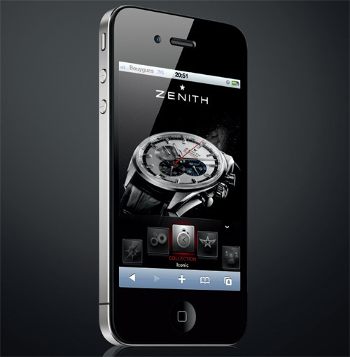 Zenith : un site spécialement dédié aux smartphones et une application iPhone