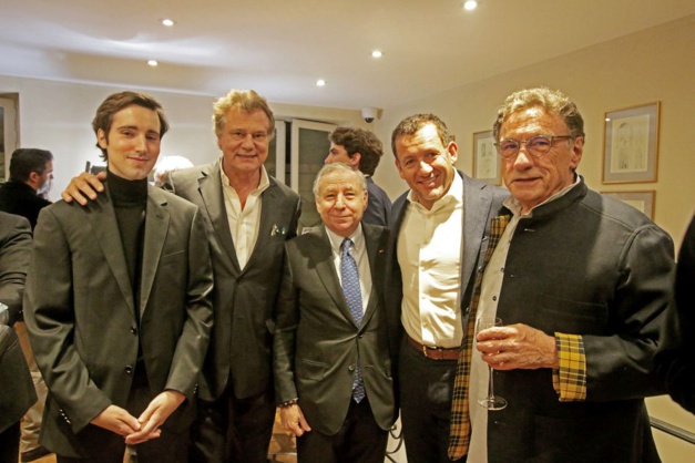 François-Paul Journe, avec à sa droite, Jean Todt et Dany Boon François-Paul Journe, avec à sa droite, Jean Todt et Dany Boon