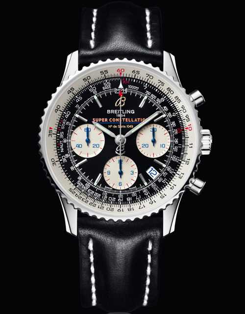 Breitling Navitimer Super Constellation : vol long-courrier à bord du « roi de l’Atlantique » Breitling Navitimer Super Constellation : vol long-courrier à bord du « roi de l’Atlantique »