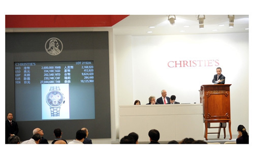 326.000 euros pour le Centigraphe Sport F.P.Journe No 001 en faveur du Japon