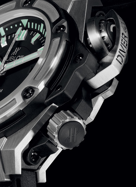 Hublot King Power Oceanographic 4000 : plongeuse abyssale Hublot King Power Oceanographic 4000 : plongeuse abyssale