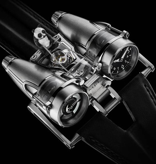 MB&F : une HM4 ornée d’un panda volant miniature pour Only Watch