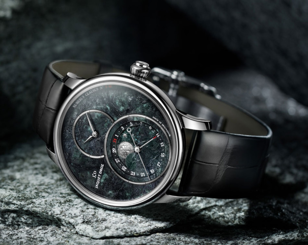 Jaquet Droz Grande Seconde Moon Serpentinite