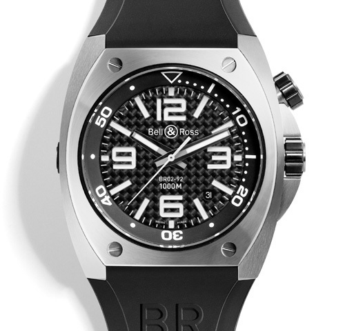 BR 02 Carbon Fiber Dial et Phantom : deux nouvelles venues dans la collection « plongée » de chez Bell & Ross