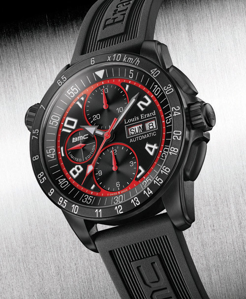 Chronographe Louis Erard édition limitée BMC : en rouge et noir pour un maillot jaune ? Chronographe Louis Erard édition limitée BMC : en rouge et noir pour un maillot jaune ?